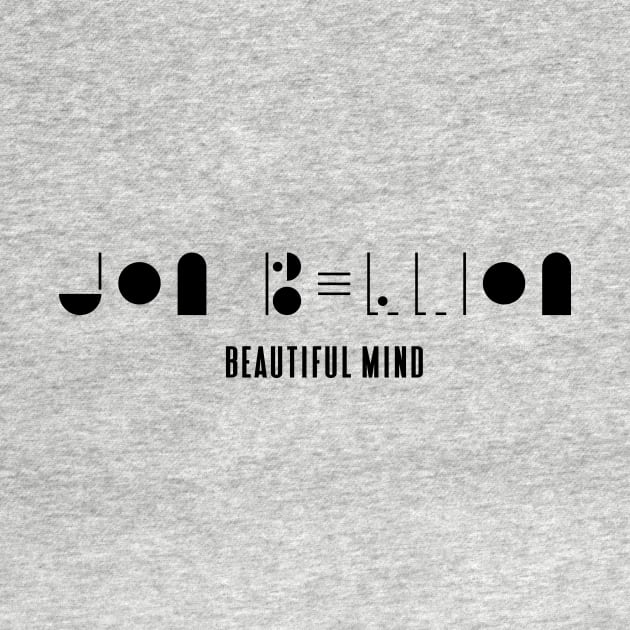 Jon Bellion Shapes Logo (Black Logo) by usernate